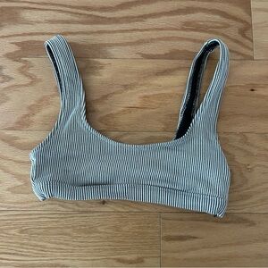 Striped Women's Bikini Top